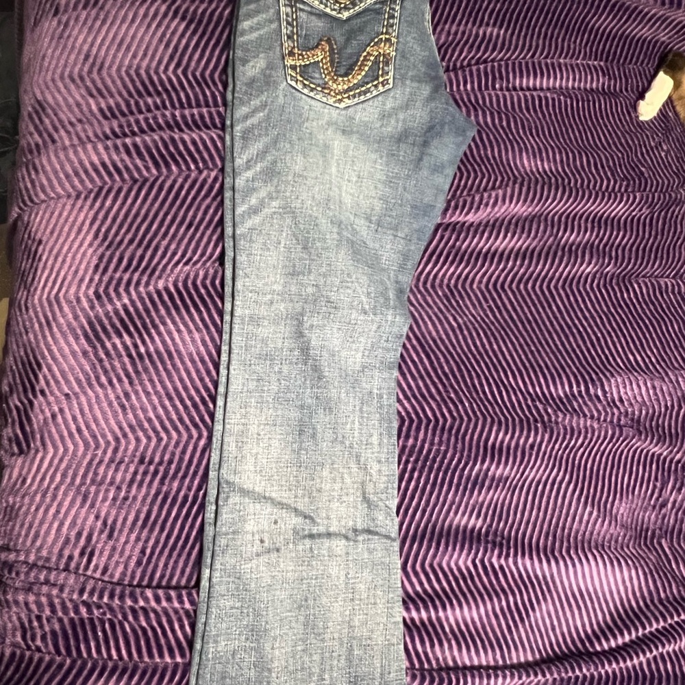 Maurices Light Blue Boot Cut Jeans